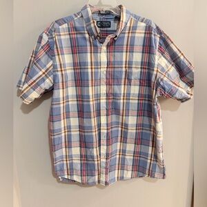 Chaps Men's Multicolor Plaid Button-Down Shirt